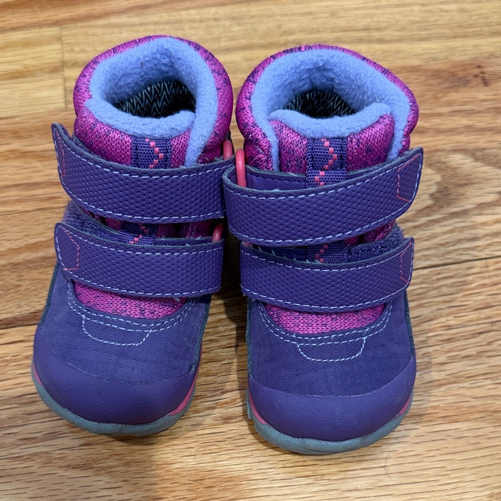 See Kai Run - Toddler Purple & Pink Winter Boots - Kids Shoes
